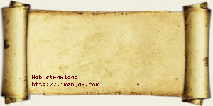 Kristina Parton vizit kartica